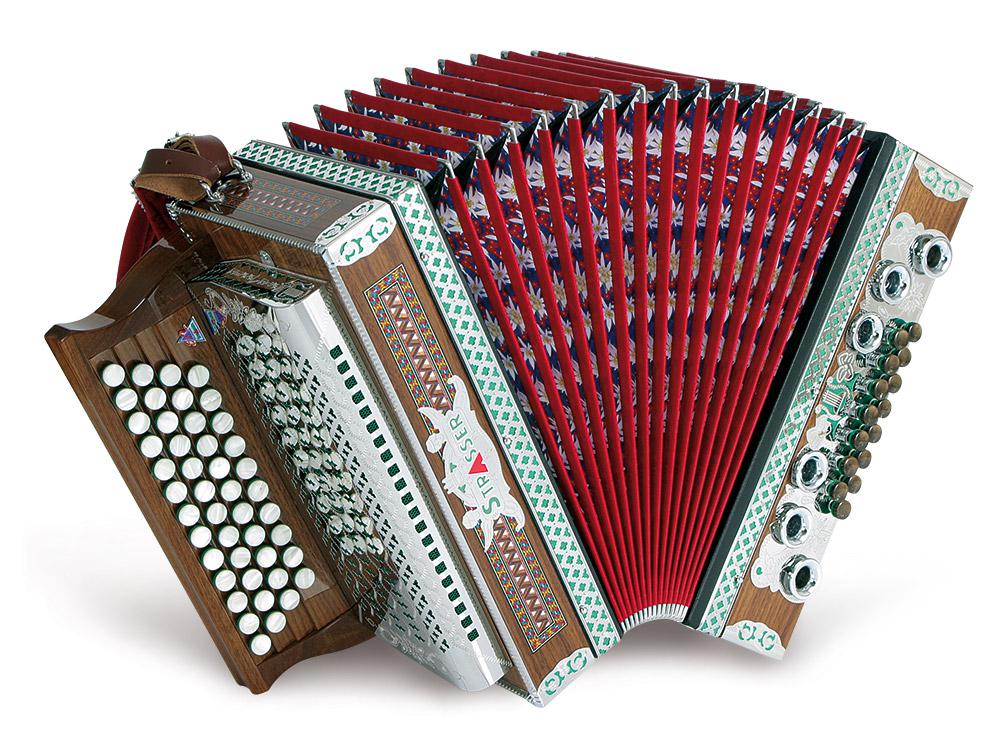 Professional (Nuss rot) von Strasser Harmonika